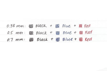 Boligrafo UNI JETSTREAM 3 colores Ballpoint 0.38mm (disponible en 4 colores)