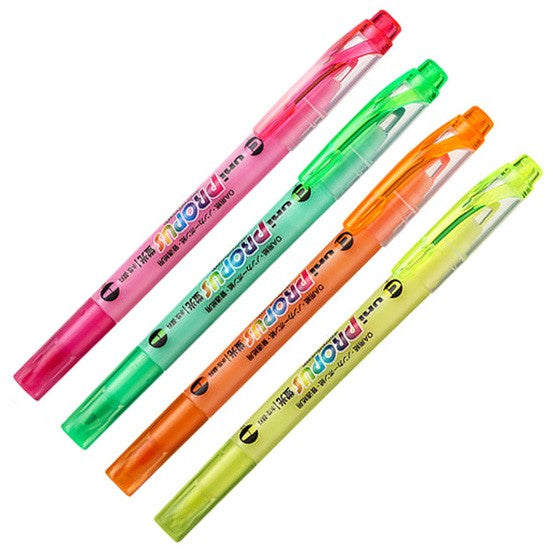 Destacador doble punta Uni PROPUS WINDOW - disponible en 5 colores