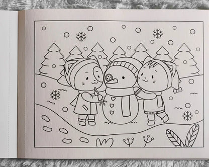 Libro para colorear "Gatitos in love" Vol.2 por Alejandra López