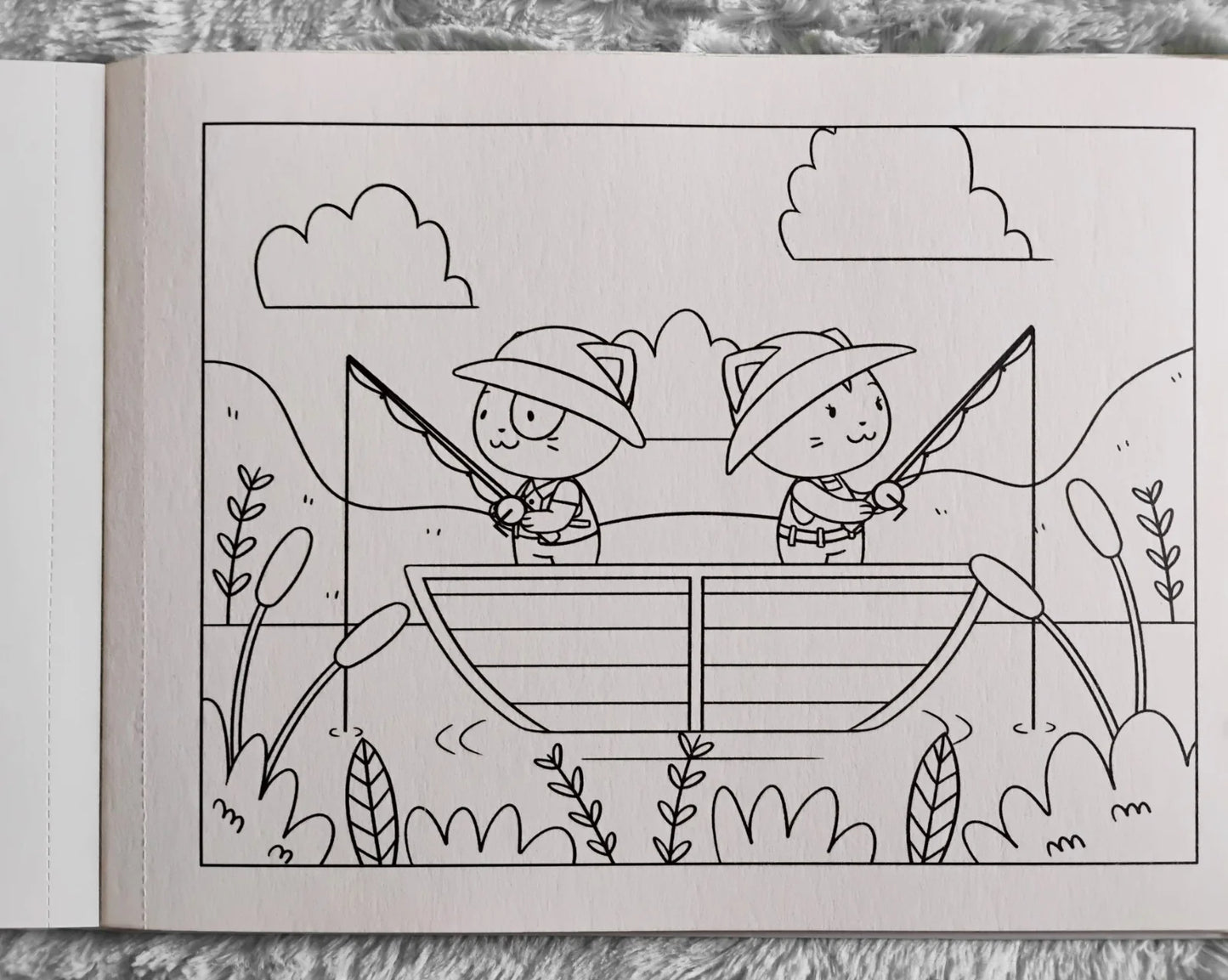 Libro para colorear "Gatitos in love" Vol.2 por Alejandra López
