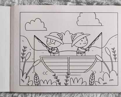 Libro para colorear "Gatitos in love" Vol.2 por Alejandra López