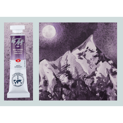 Set acuarela en tubos White Nights "Violet" (Granulación) - Set 3 tubos de 10ml