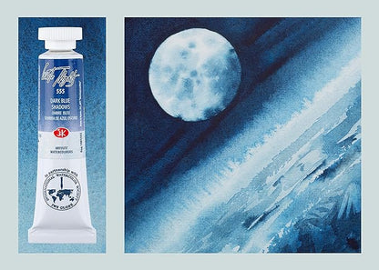 Set acuarela en tubos White Nights "DEPTH" - Colores Granulados - 3 TUBOS X10 ML