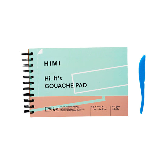 HIMI BLOCK PARA GOUACHE 21x19.9 CM 40 HOJAS 200G