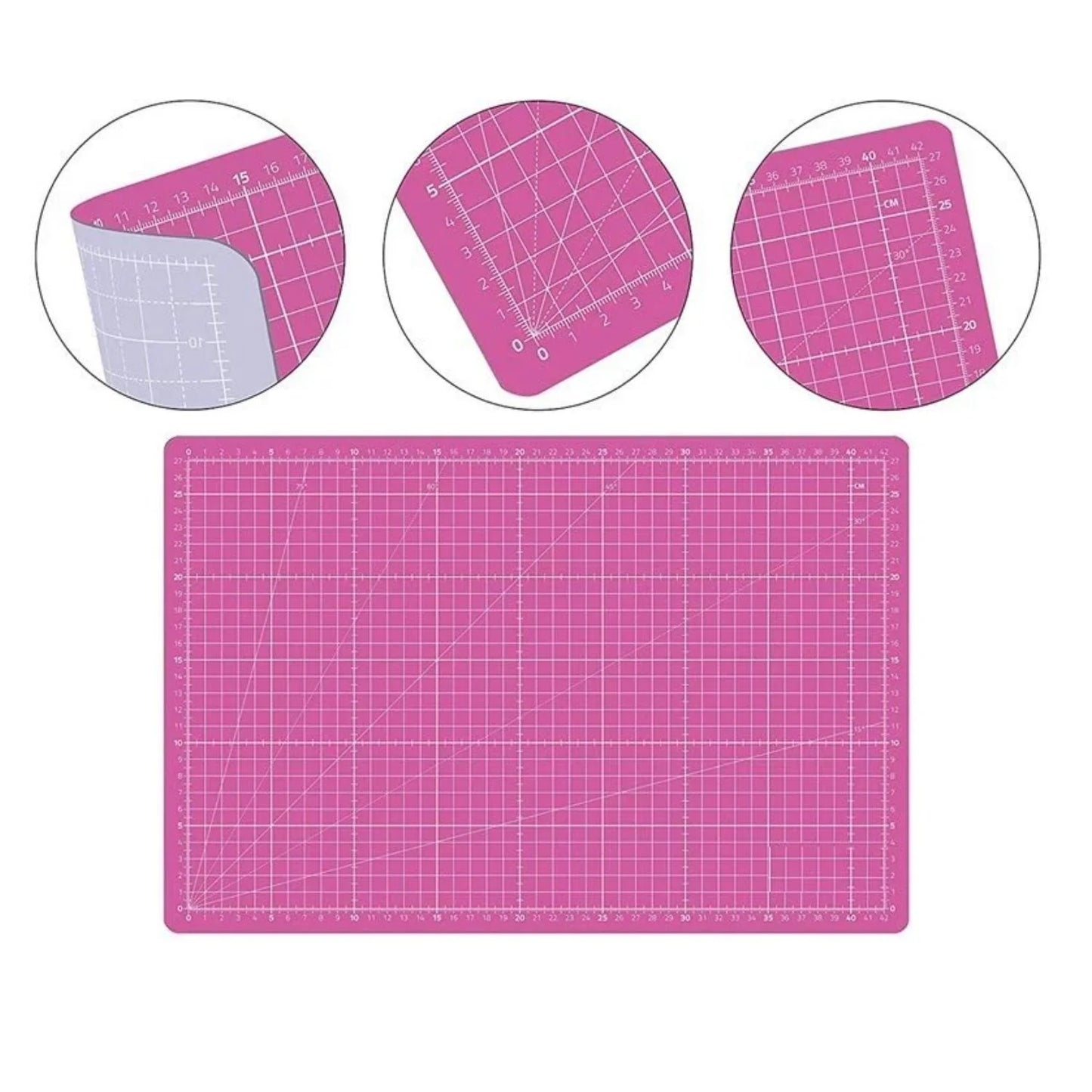 Mat de corte - rosado A3 45x30cm