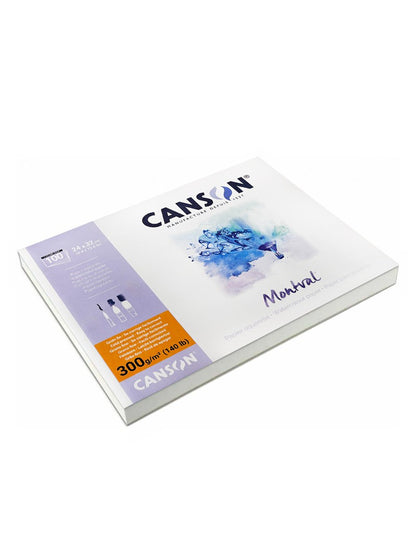 Block Acuarela Canson Montval Grano Fino Maxi Pack 300gr 24x32cm 100 Hojas