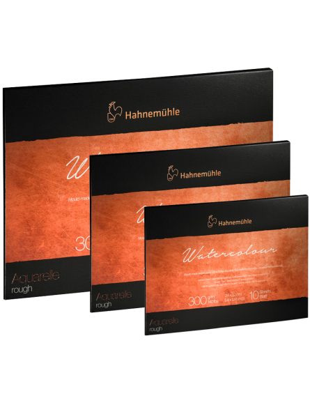 Block Acuarela Hahnemuhle Algodón 300gr 36x48cm 10hjs