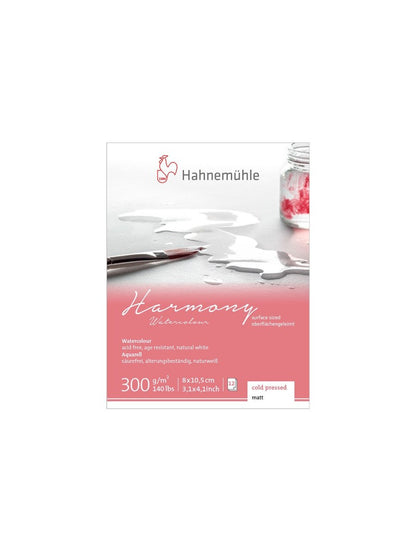 Block Acuarela Hahnemuhle "Harmony" 300gr 12 Hojas