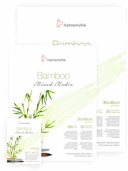 Block Técnica Mixta Hahnemuhle Bamboo 265gr