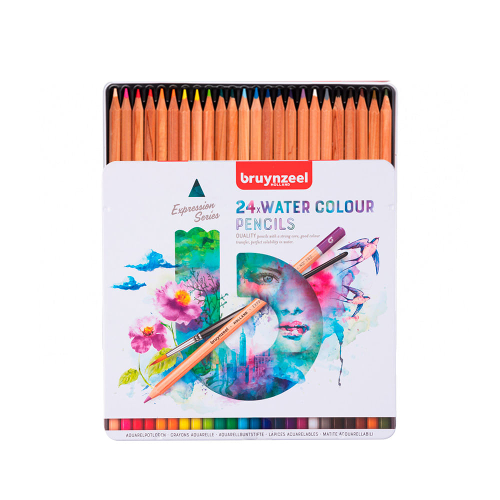 Pack 24 Lápices Acuarelables Bruynzeel Expression Series