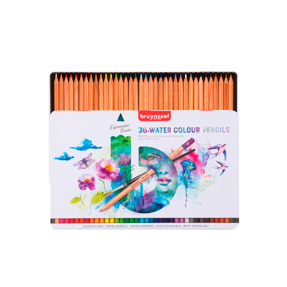 Pack 36 Lápices Acuarelables Bruynzeel Expression Series
