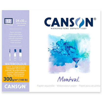 Block de Acuarela Canson Montval Grano Fino 300 g/m2