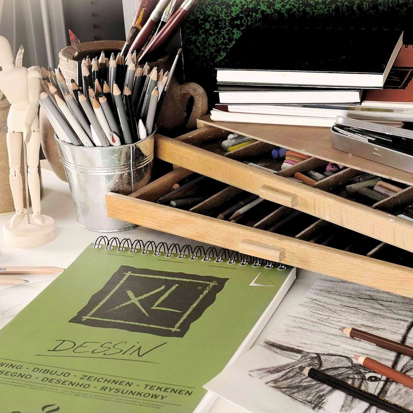 Croquera de Dibujo Canson XL Dessin 160 gm2