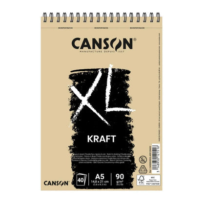 Croquera Papel Craft Canson XL Kraft 90 g/m2