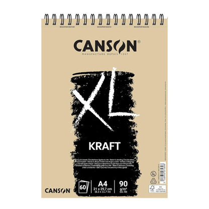 Croquera Papel Craft Canson XL Kraft 90 g/m2