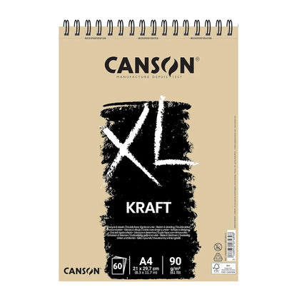 Croquera Papel Craft Canson XL Kraft 90 g/m2