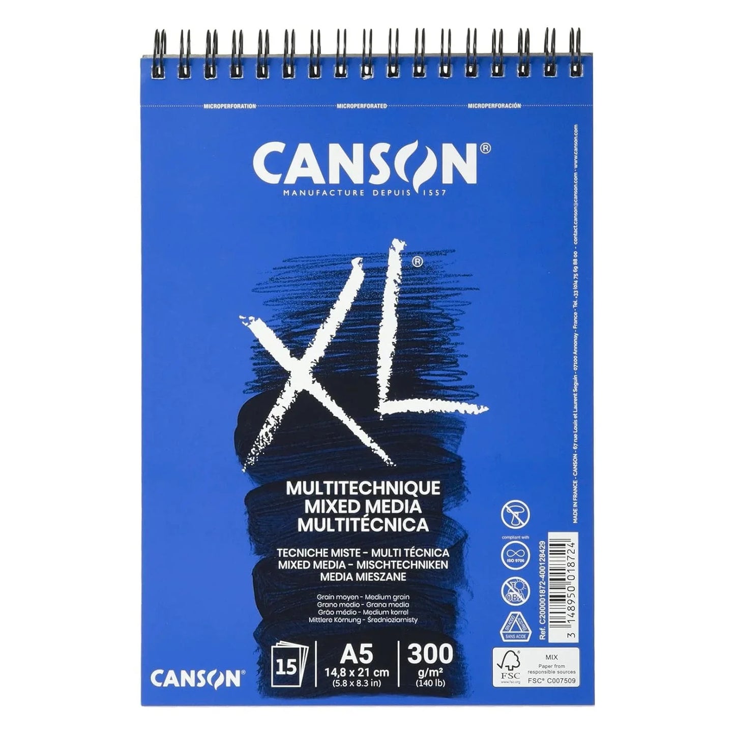 Croquera Multitécnica Canson XL Multitechnique 300 gm2
