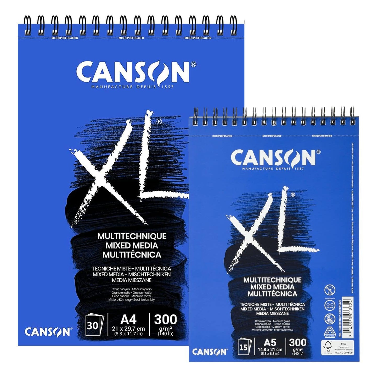 Croquera Multitécnica Canson XL Multitechnique 300 gm2
