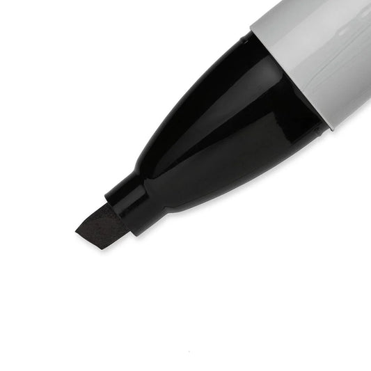 MARCADOR CHISEL TIP NEGRO PUNTA BISELADA SHARPIE