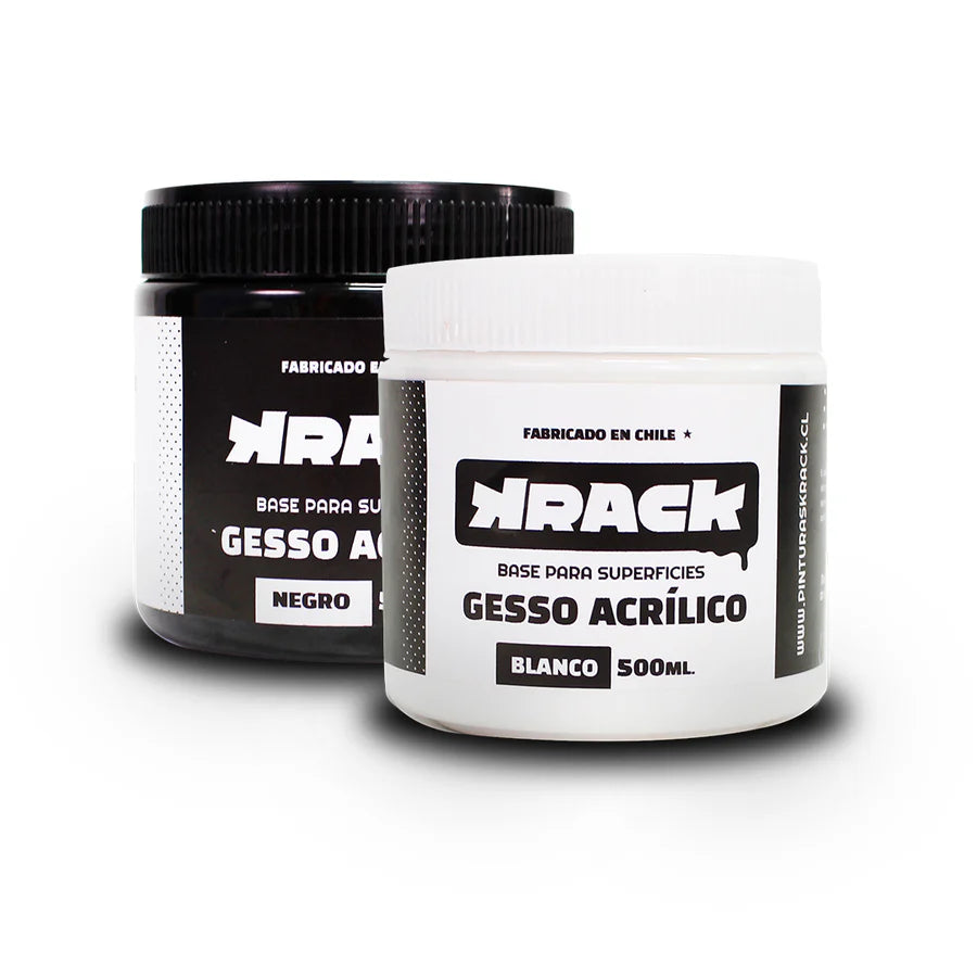 Gesso Blanco Krack 500ml – Imprimante Universal para Todo Tipo de Superficies