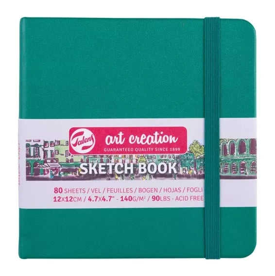 Sketchbook Art Creation Verde bosque | 140gr, 80 hojas | 12x12