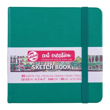 Sketchbook Art Creation Verde bosque | 140gr, 80 hojas | 12x12