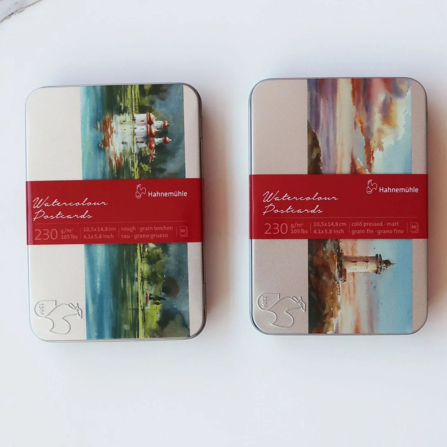 Tarjetas Postales de Acuarela Hahnemuhle 230gr 10.5x14.8cm 30 Hojas