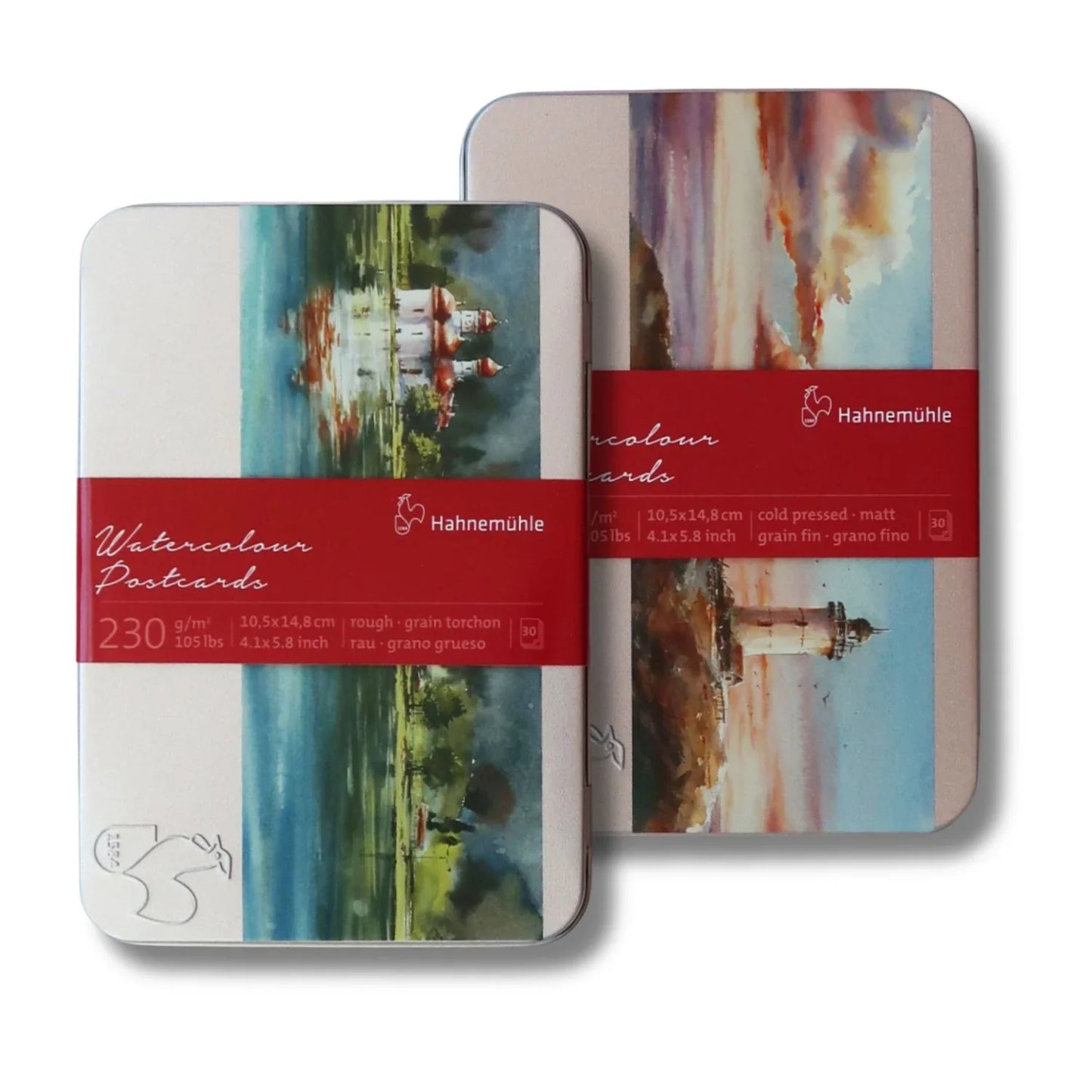 Tarjetas Postales de Acuarela Hahnemuhle 230gr 10.5x14.8cm 30 Hojas