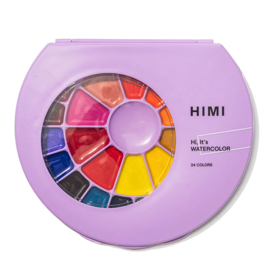 Acuarelas Himi Hi, It's watercolor 24 Colores caja Morada