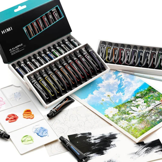 Pintura Acrilica en tubo HIMI Hi, It's Acrylic 24 colores 12ml