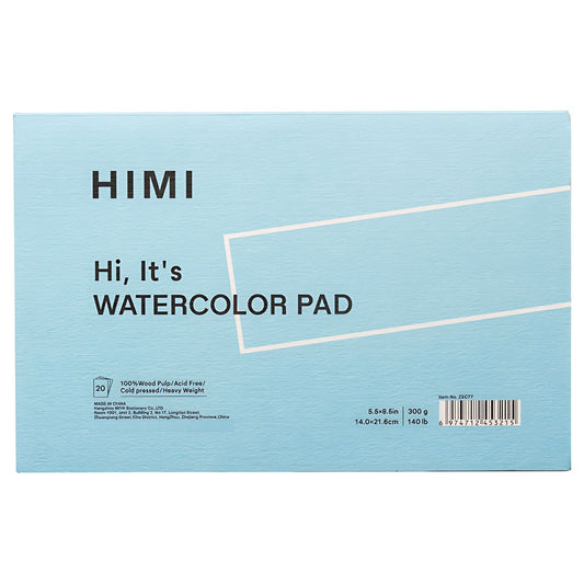 Papel para Acuarela 14x21.6 cm (300g) HIMI