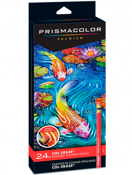 Set 24 lápices de colores borrables "COLERASE" PRISMACOLOR PREMIER