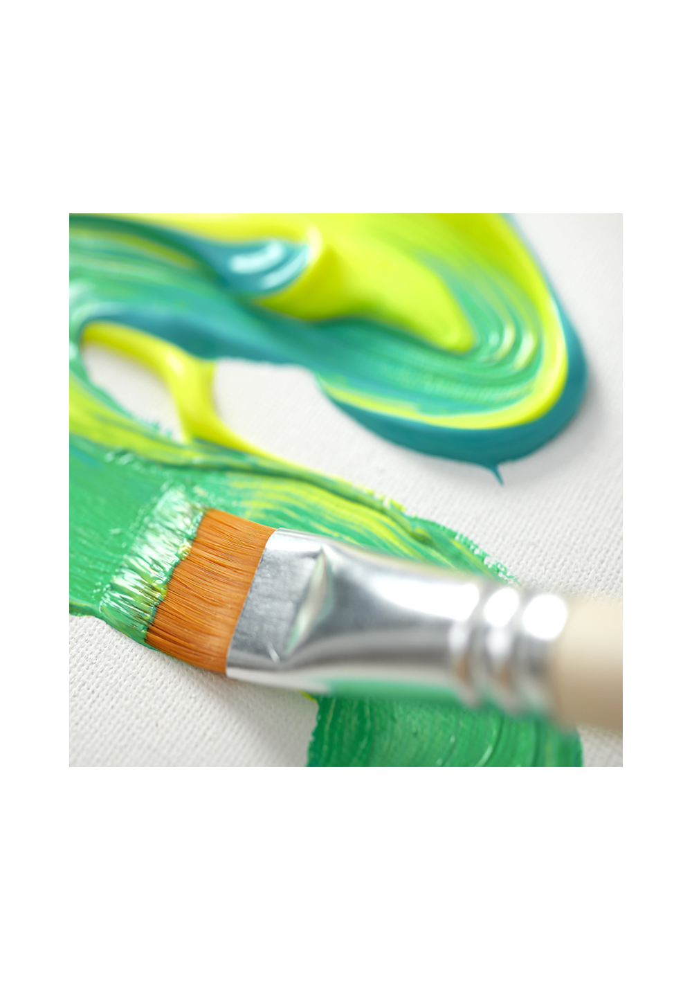 Pinceles Pebeo Acrílico y Óleo Set 8 Pelo Taklon Dorado