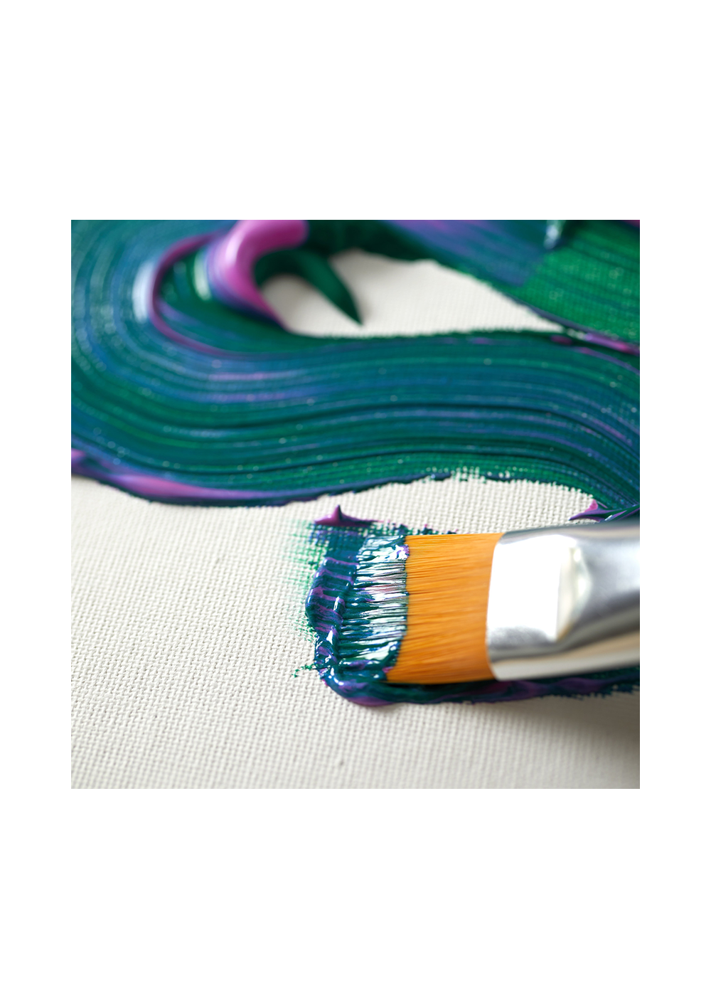 Pinceles Pebeo Acrílico Fluido Set 8 Redondos y Planos