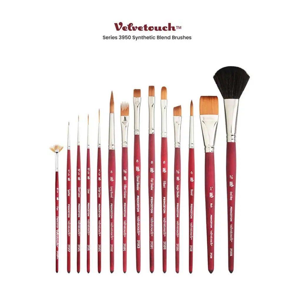 Pincel Técnica Mixta Princeton Velvetouch (Chisel Blender)