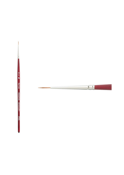 Pincel Técnica Mixta Velvetouch Princeton Sintético - Delineador Corto N°18/0 (Short Liner)