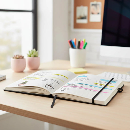 Sakura Ruled Note Book - Libreta Con Líneas 13x21