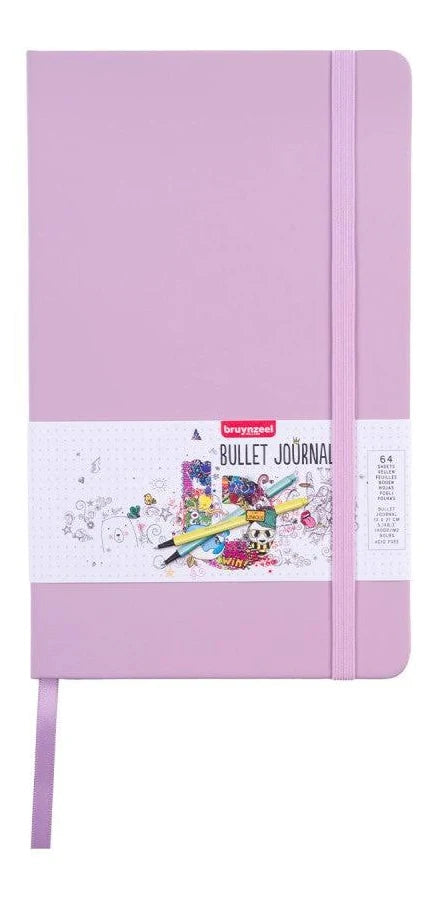 Bullet Journal Bruynzeel 13x21cm 140gr.64 hojas lila