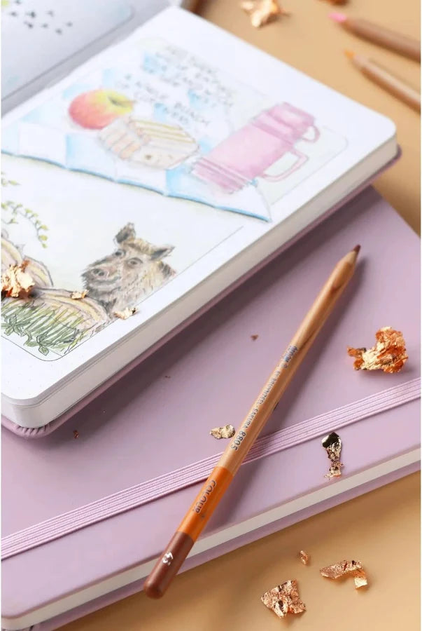 Bullet Journal Bruynzeel 13x21cm 140gr.64 hojas lila