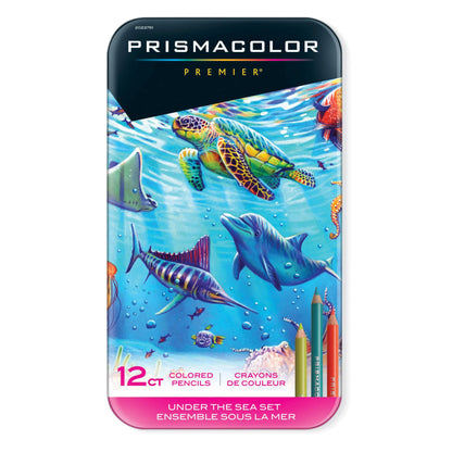 Lápices Prismacolor Premier "Under the Sea" - Set de 12 Colores Profesionales