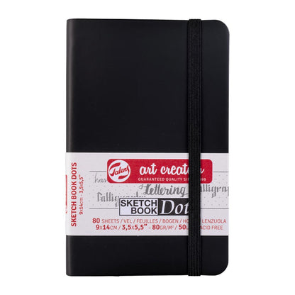 Libreta Con Puntos Negra Art Creation