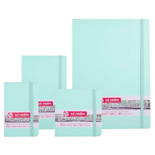 Libreta Sketchbook Art Creation Menta Fresca 80 Hojas 140 g/m2